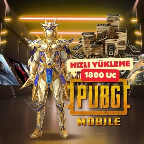  HIZLI KAMPANYALI  - UCUZ 1800 UC YÜKLEME PUBG MOBİLE